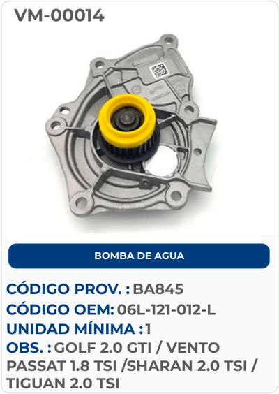 BOMBA DE AGUA