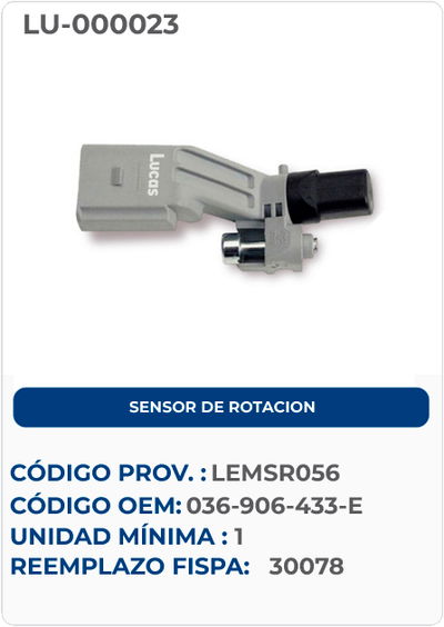 SENSOR DE ROTACION