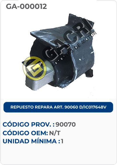 REPUESTO REPARA ART. 90060 D/1C017648V