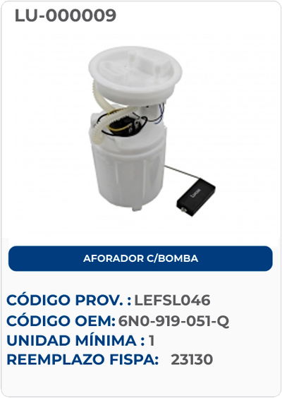 AFORADOR C/BOMBA 
