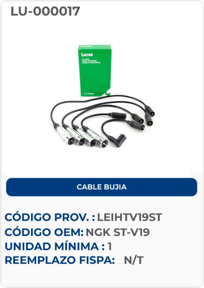 CABLE BUJIA