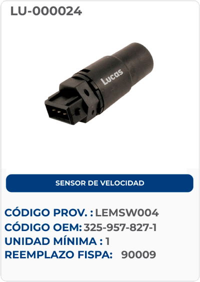 SENSOR DE VELOCIDAD