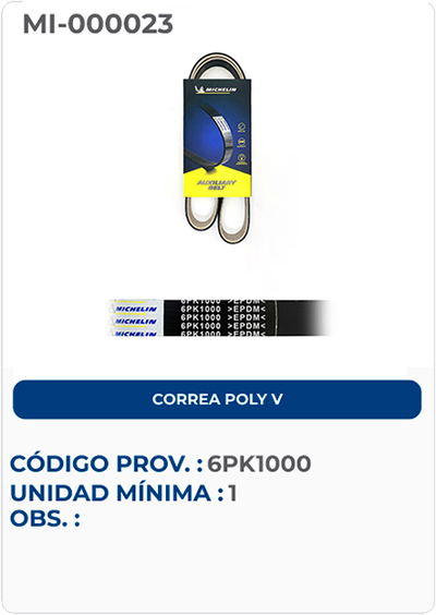 CORREA POLY V