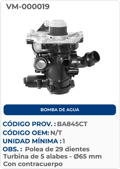 BOMBA DE AGUA