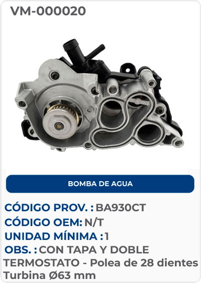 BOMBA DE AGUA