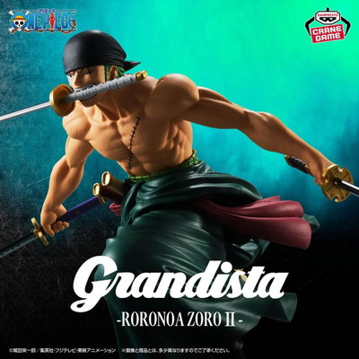 One Piece / Roronoa Zoro - Banpresto Grandista (A PEDIDO ✈️)