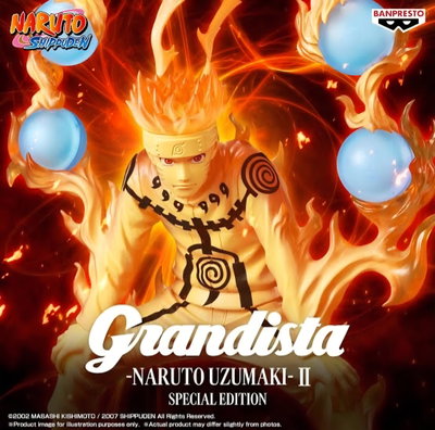 Naruto Uzumaki / Naruto - Banpresto Grandista (EN PREVENTA ✈️)