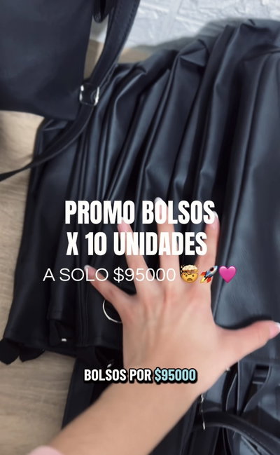 Bolso Urban black (Pack x 10)