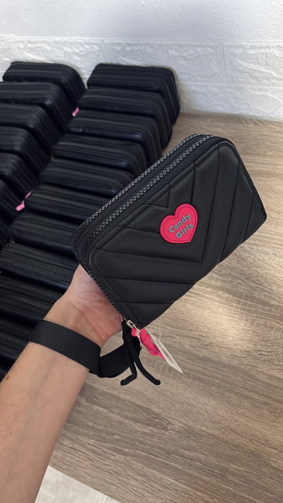 Billeteras premium doble CANDY PUFFER 