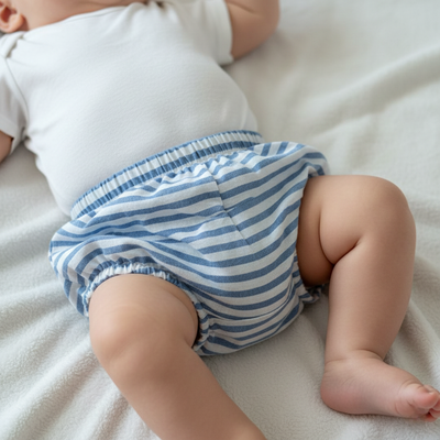 Bombachudo rayas celeste