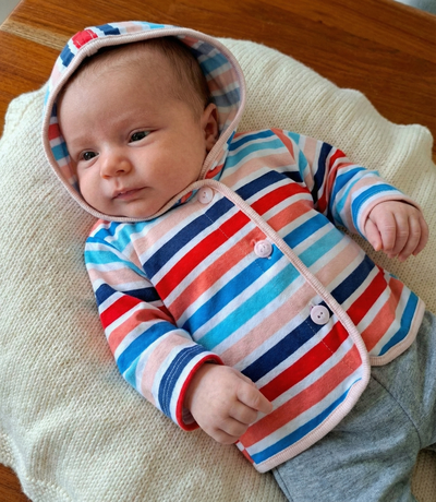 Conjunto medio tiempo rayas