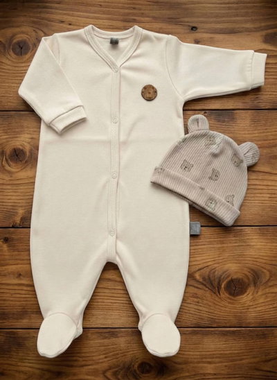 Enterito con gorrito unisex