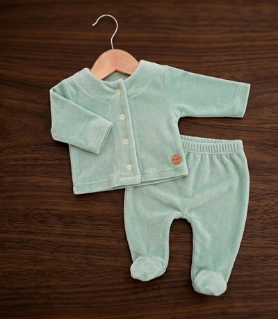 Conjunto plush aqua unisex