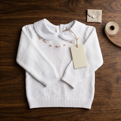Sweater Rococo blanco