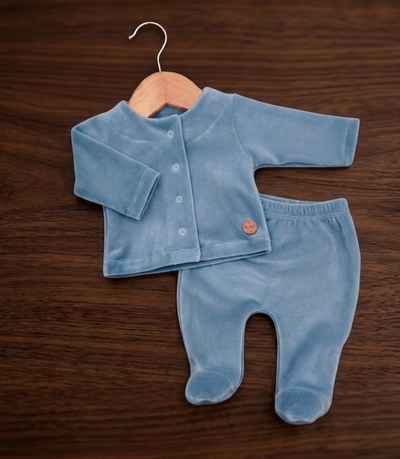 Conjunto plush azul