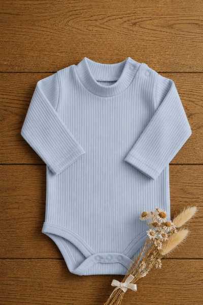 Body polera termico celeste
