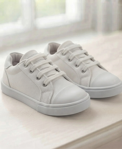 Zapa lona blanca unisex