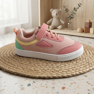 Zapa velcro sport rosa