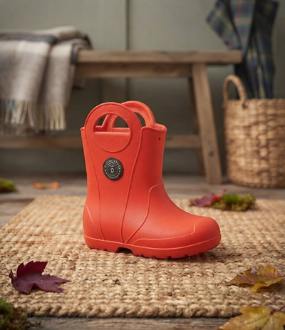 Botas de lluvia rojas