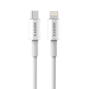 KARSEN CABLE DE CARGA/DATOS TIPO C A LIGTHNING IPHONE C-301
