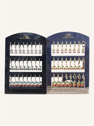 Aros de cereza x blíster