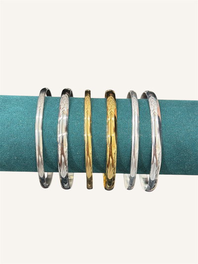 Esclavas lisas redondas