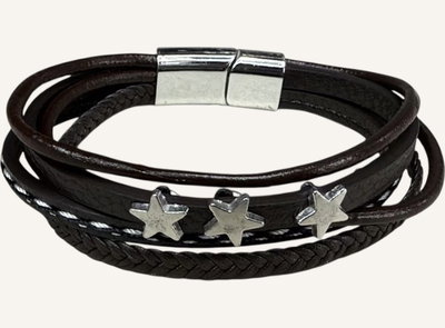Pulsera cuerina