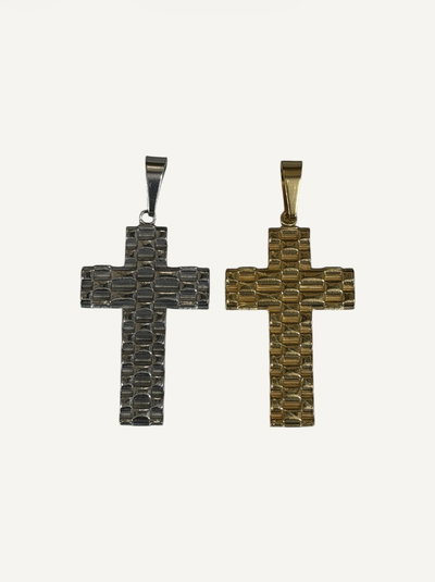 Dije cruz estilo Rolex