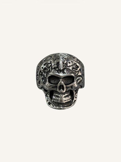 Anillo macizo calavera