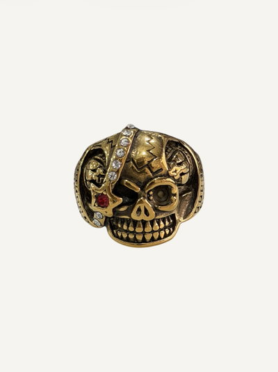 Anillo macizo calavera