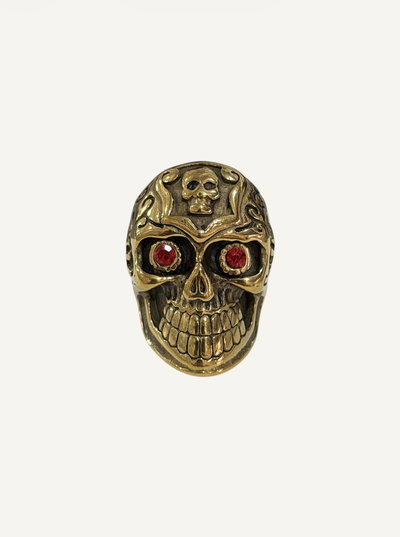 Anillo macizo calavera