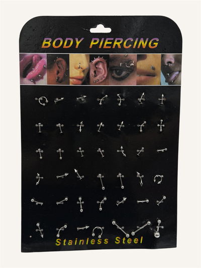 Piercings surtidos x 42u