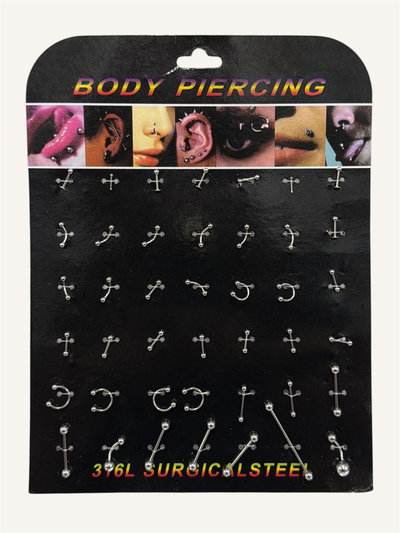 Piercings surtidos x 42u