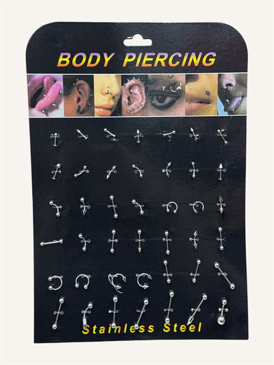 Piercings surtidos x 42u