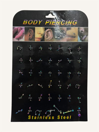 Piercings surtidos x 42u