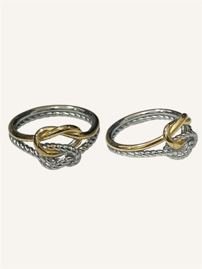 Anillos combinados nudo 00429