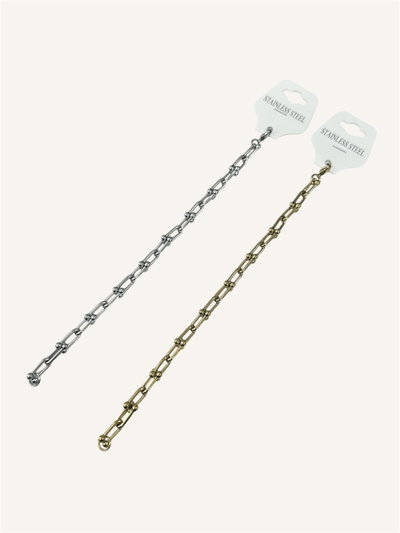 Pulseras de acero estilo Tiffany 10871/2
