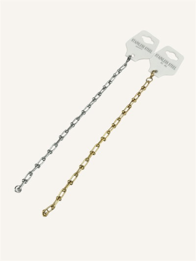 Pulseras de acero labradas estilo Tiffany 10895/6