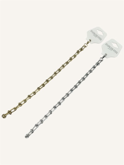 Pulseras de acero labradas estilo Tiffany 10903/4