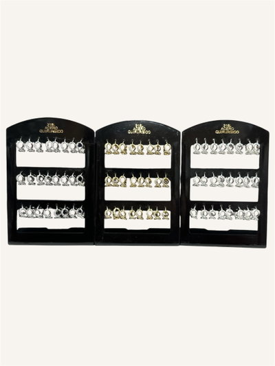 Aros con strass x blister 1886-ABC