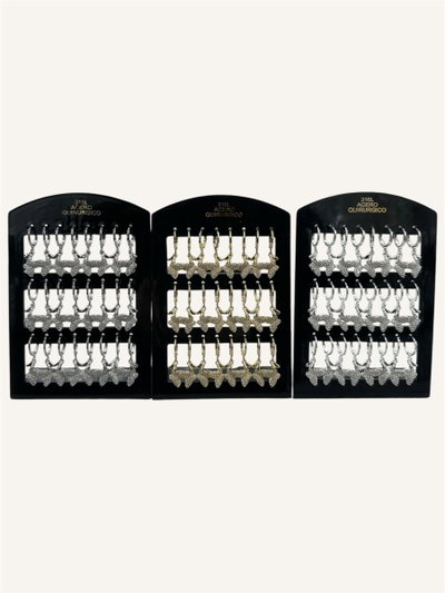 Aros con strass mariposa x blíster 1873-ABC