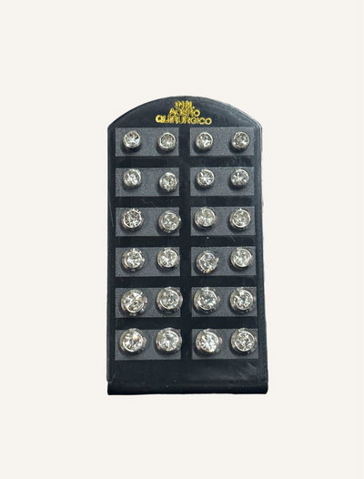 Aros blíster, 12 pares. Circulares 