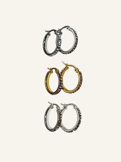 Aros Tira ,12 pares. Redondos 