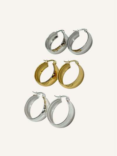 Aros tira 12 pares. Redondos 