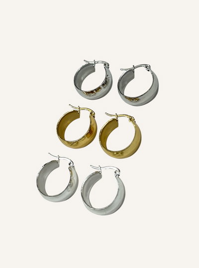 Aros tira 12 pares. Redondos 