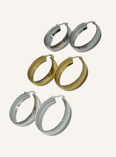 Aros tira 12 pares. Redondos 