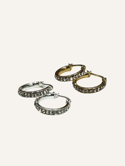 Aros tira, 12 pares. Redondos 