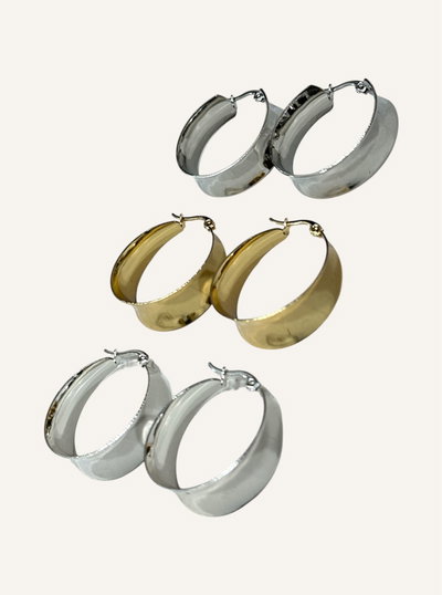 Aros tira 12 pares. Redondos 