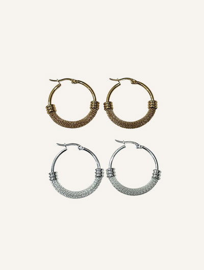 Aros tira 12 pares. Redondos 