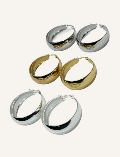 Aros tira 12 pares. Redondos 